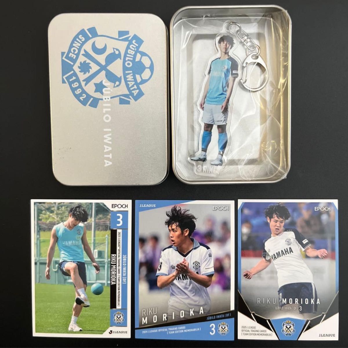 Jubilo Iwata Trading Cards, Acrylic Stands, and Other Merchandise—Bundle Sale