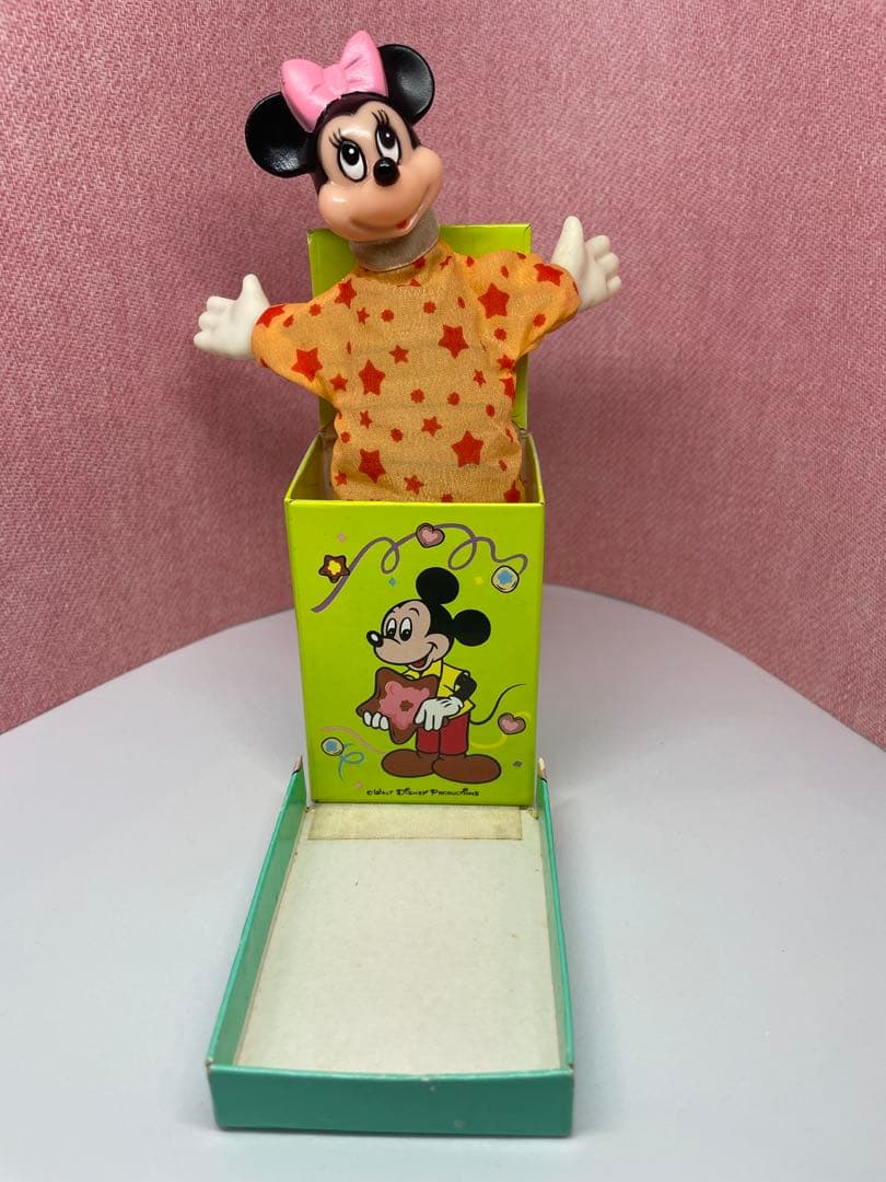 Rare Disney Minnie Mouse Vintage Showa Retro Sofubi Retro