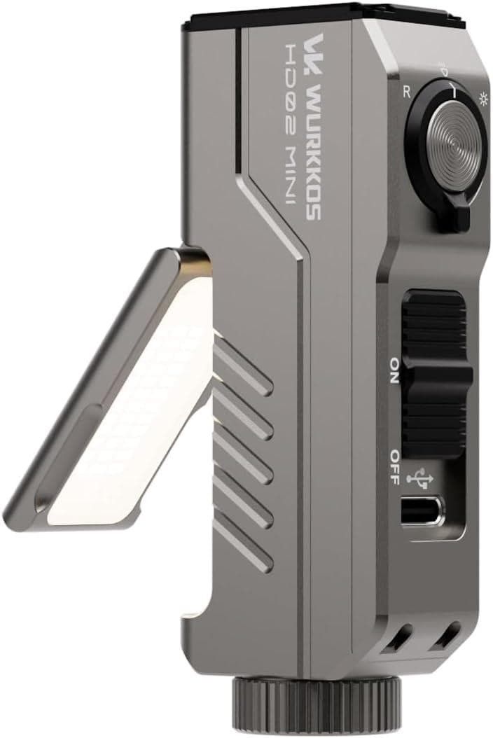 【新品/グレー/新作】Wurkkos HD02 Mini 小型LEDライト
