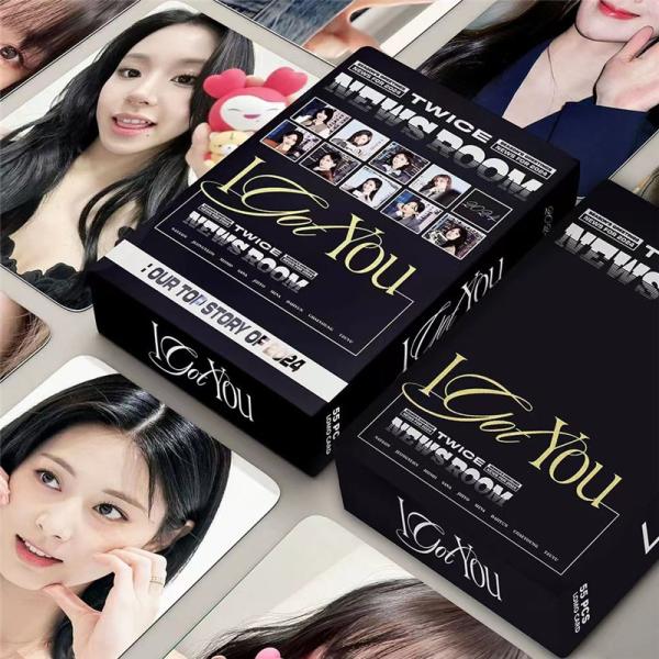 TWICEグッズ フォト カード 55枚 セット トレカ トゥワイス 写真 全員 I Got You フォトカード K-POP 韓国 アイドル 応援 小物 LOMOカード SANA MOMO