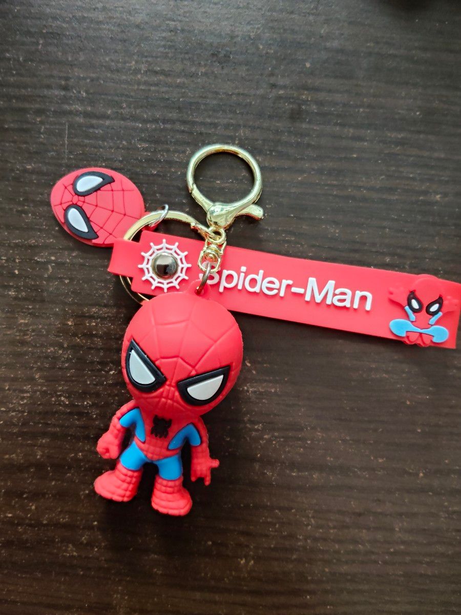 Spider-Man Keychain Figure with Strap