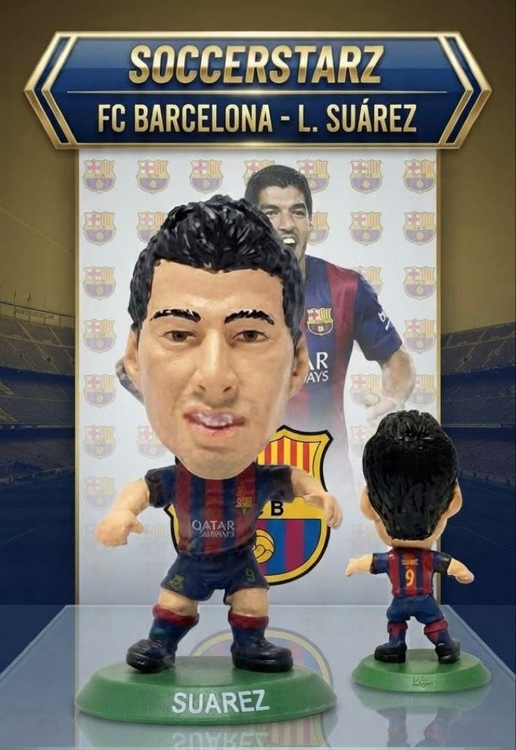 Rare [Soccer Stars] Luis Suarez Barcelona Home Excellent Condition