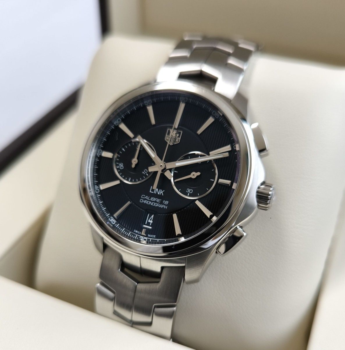 【USED美品】TAG HEUER LINK CALIBRE 18 タグホイヤー リンク クロノグラフ キャリバー18