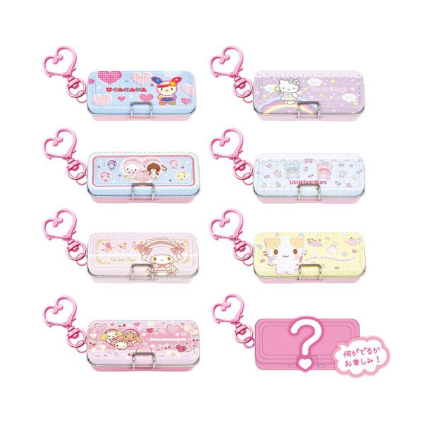 免运费◆三丽鸥角色 交换迷你罐笔袋钥匙扣 ( 1BOX ) TCG 【12月预订}}】