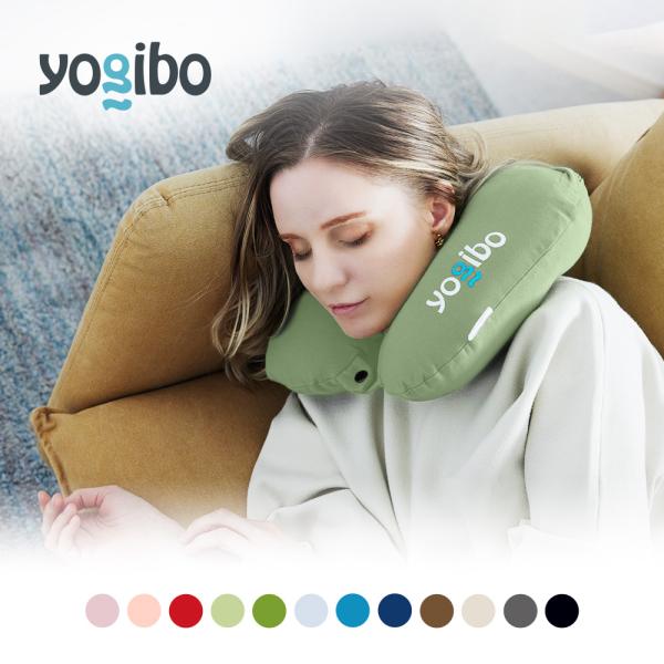 ヨギボー ネックピロー ロゴ Yogibo Neck Pillow Logo 車 便利グッズ 旅行 便利グッズ 快眠グッズ 飛行機 快適グッズ 枕