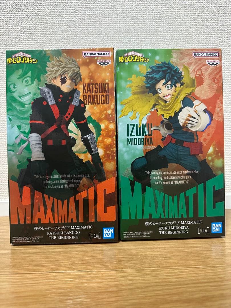 僕のヒーローアカデミア MAXIMATIC フィギュア 2体セット 爆豪 緑谷