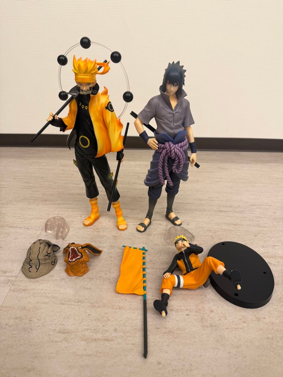 一番赏 火影忍者 NARUTO 传承的木叶意志 手办 漩涡鸣人 A赏 佐助 初版