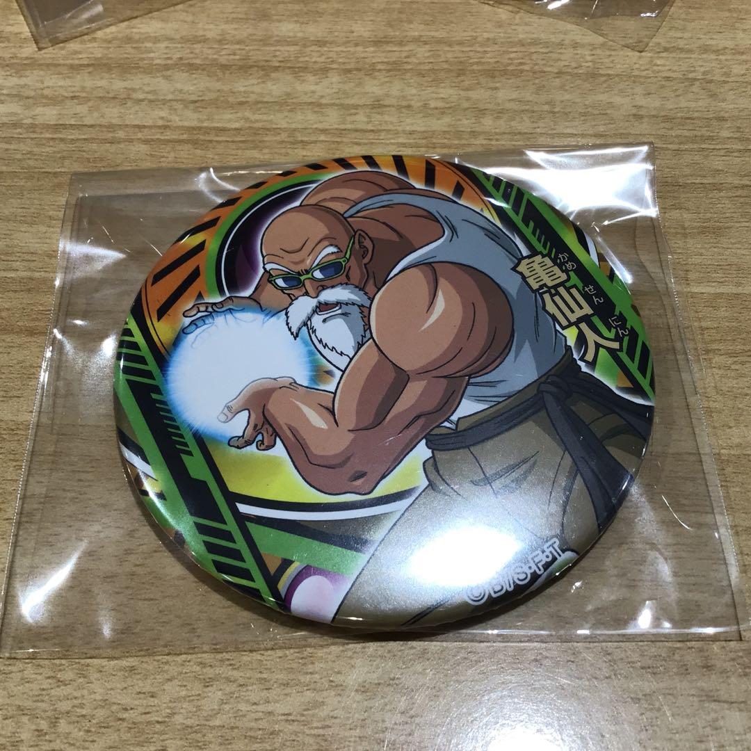 龙珠超 超大号罐装徽章 30周年纪念 龟仙人