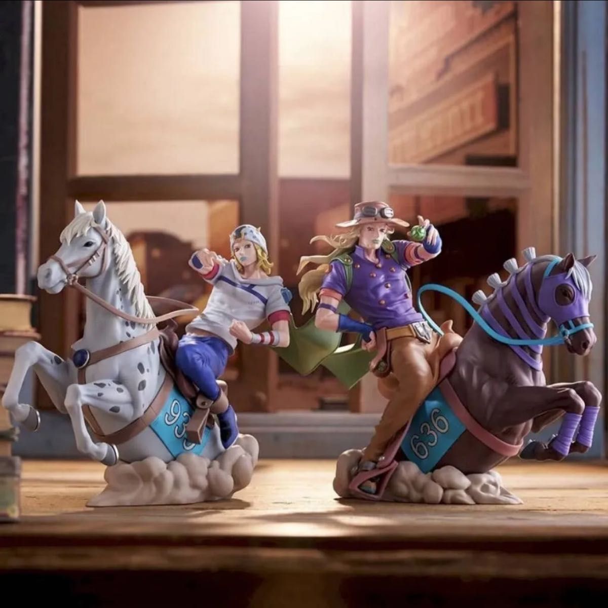 JoJo's Bizarre Adventure XrossLinkMAX Figure Gyro Zeppeli Johnny Joestar