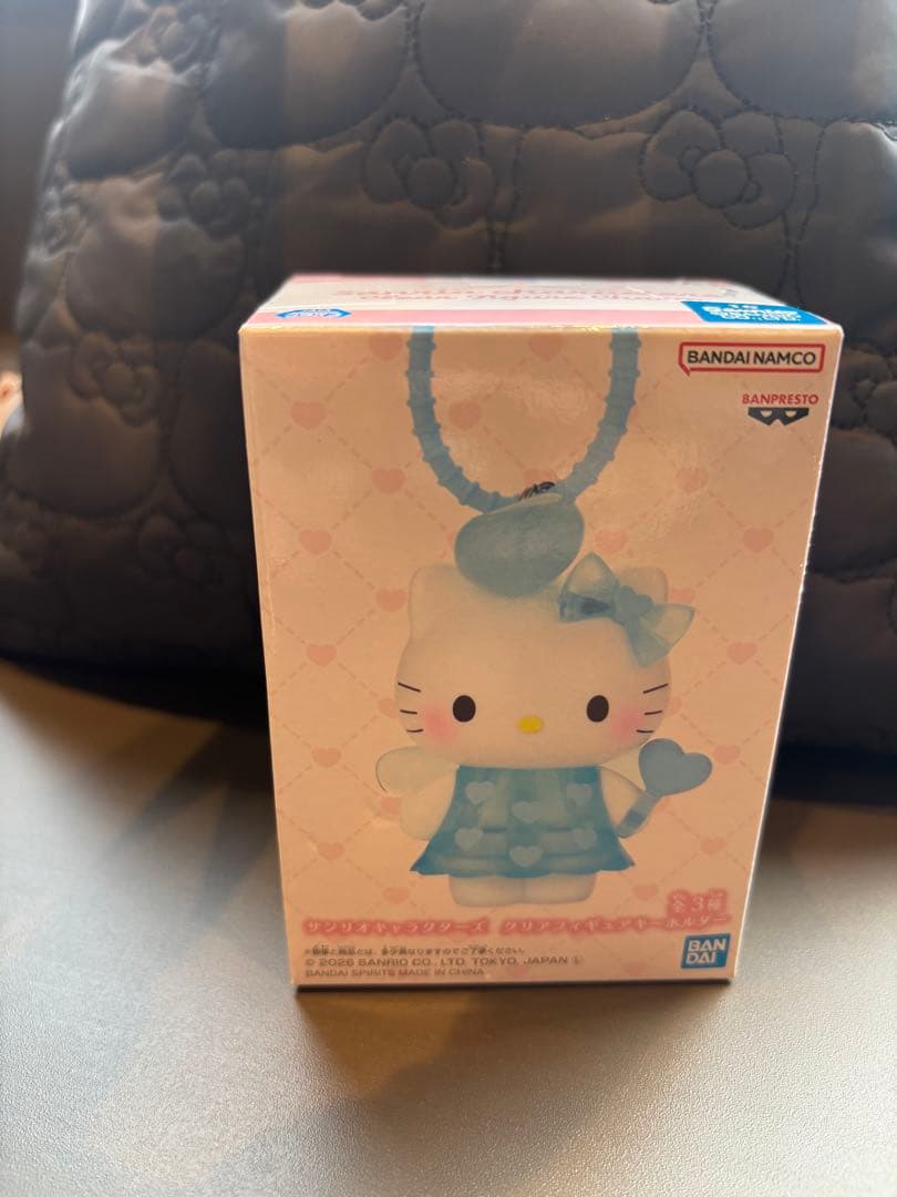 Sanrio Characters Clear Figure Key Holder Hello Kitty
