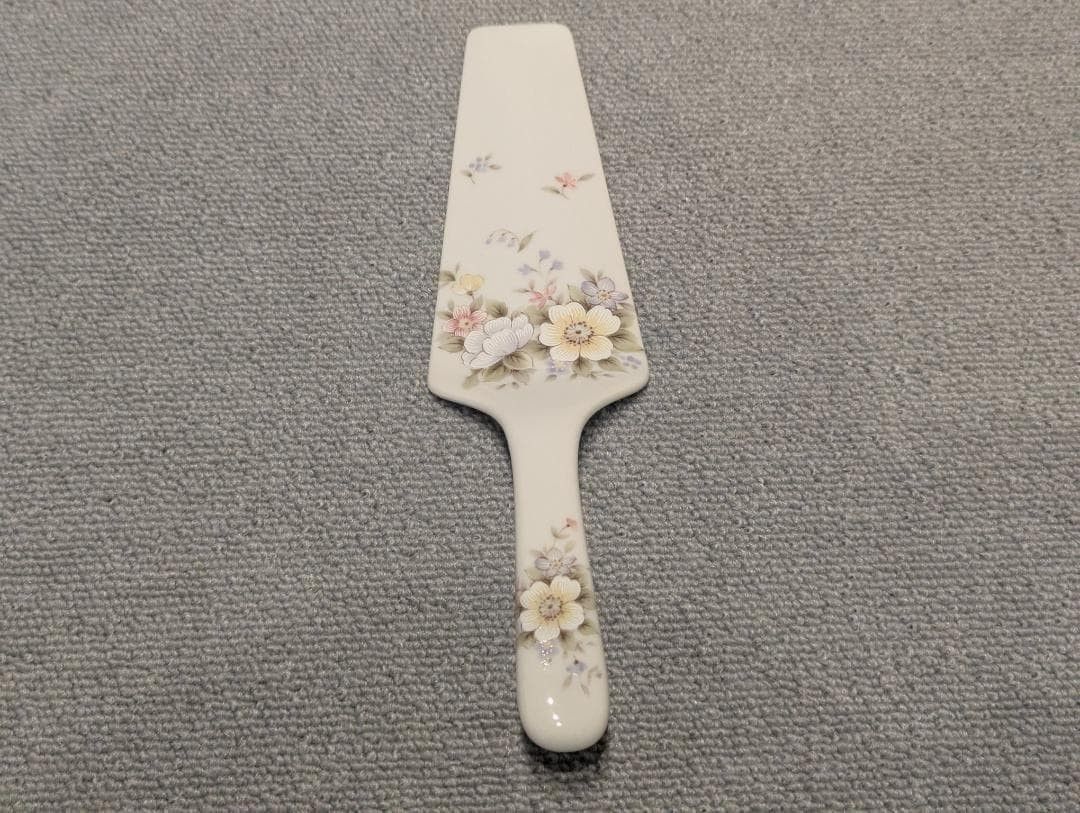 陶器製 ケーキサーバー 花柄 陶器製 アメリカ雑貨ブランド アンティーク 磁器