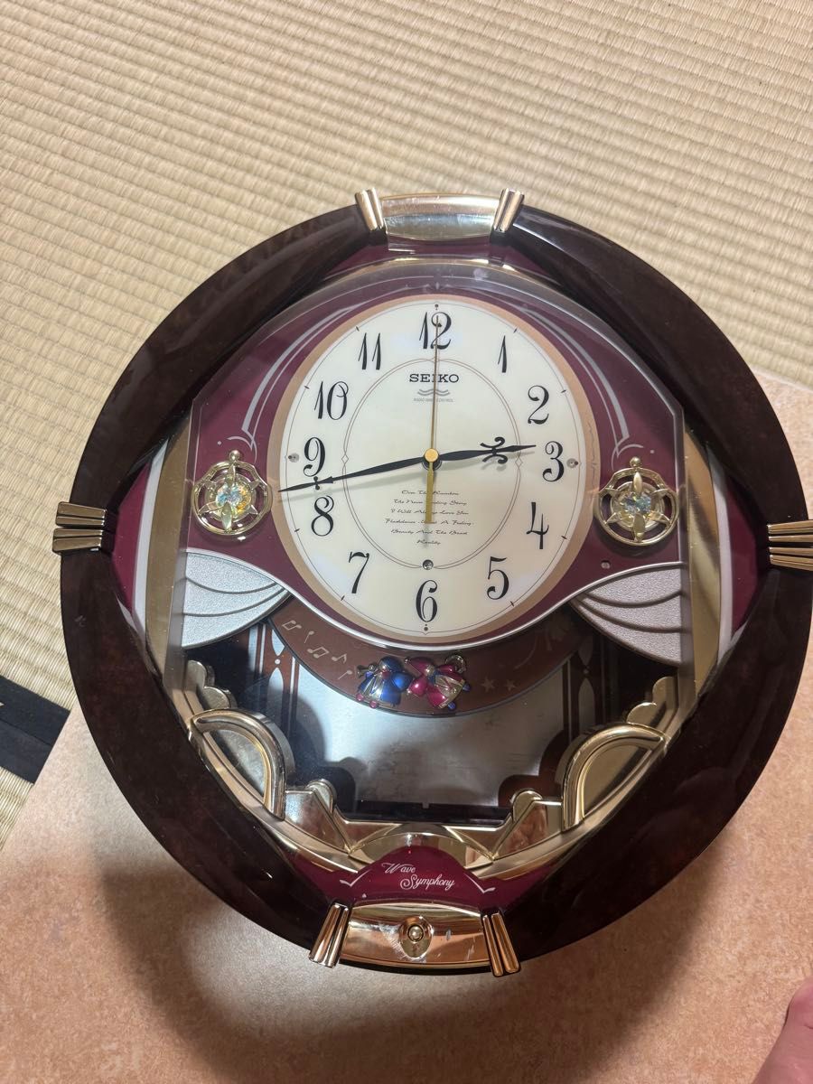 精工 波浪交响 机关钟 电波钟