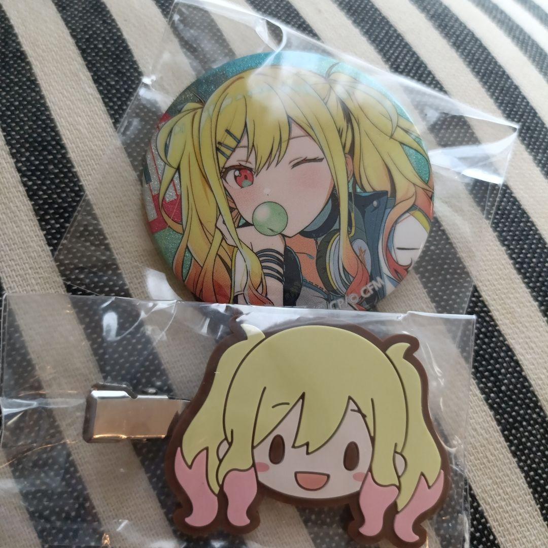 Produce 101: Tenma Saki Can Badge Rubber Clip Set