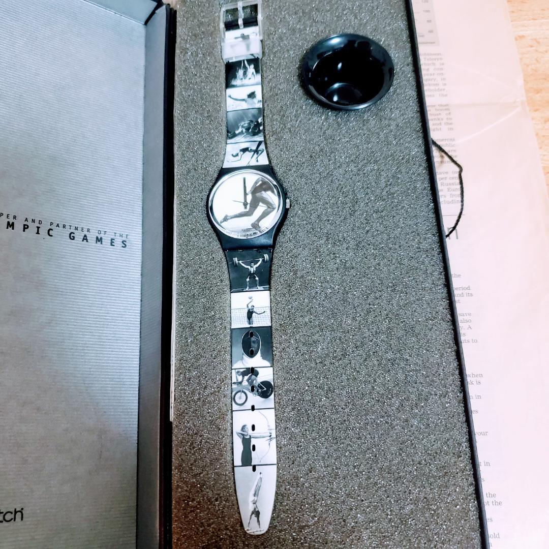 【超稀有】附保修书Swatch斯沃琪1996年亚特兰大奥运会 废品
