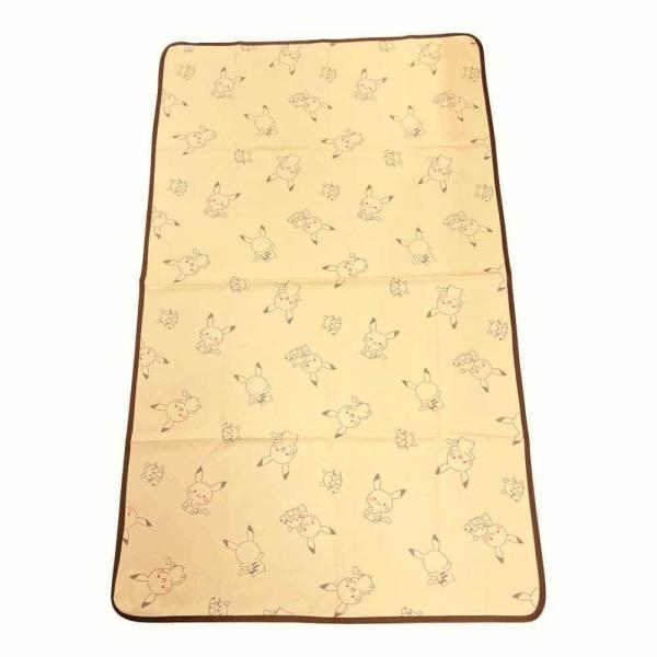 monpoke モンポケ おねしょシーツ ピカチュウ イエロー×70×120cm ポケモン 赤ちゃん 衛生グッズ 日用品