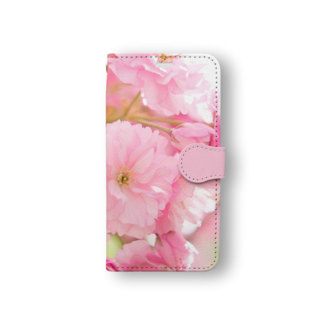 樱花 49 翻盖式手机壳 樱花 iPhone Xperia Galaxy AQUOS arrows Google pixel