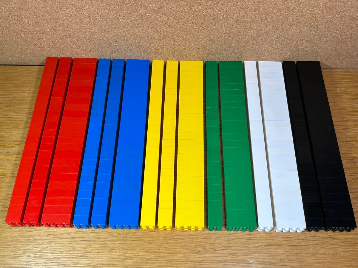 LEGO LEGO Block Basic Parts Black, White, Green, Yellow, Blue, Red, Set