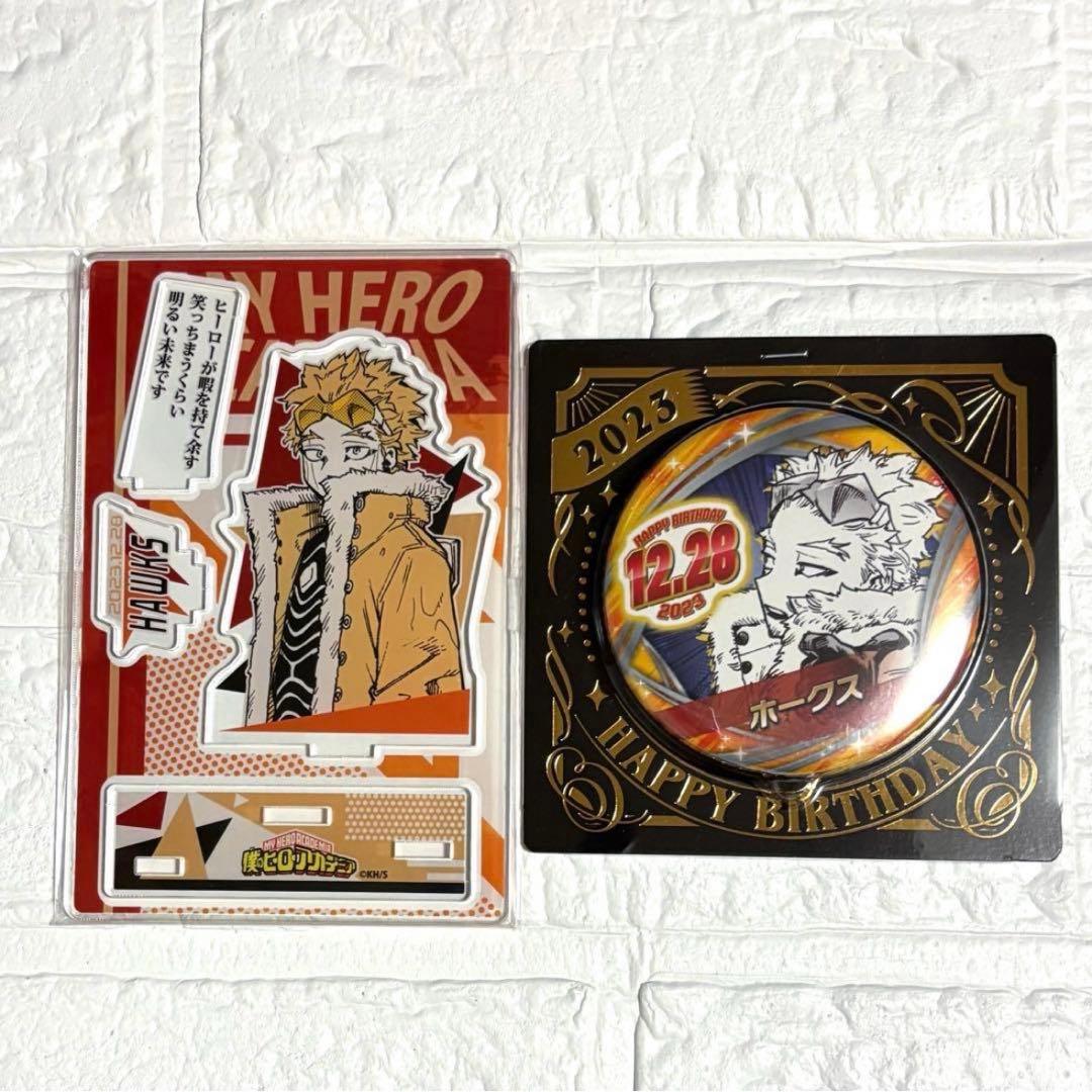 My Hero Academia Hawks 2023 Birthday Iconic Scene Diorama Figure Can Badge