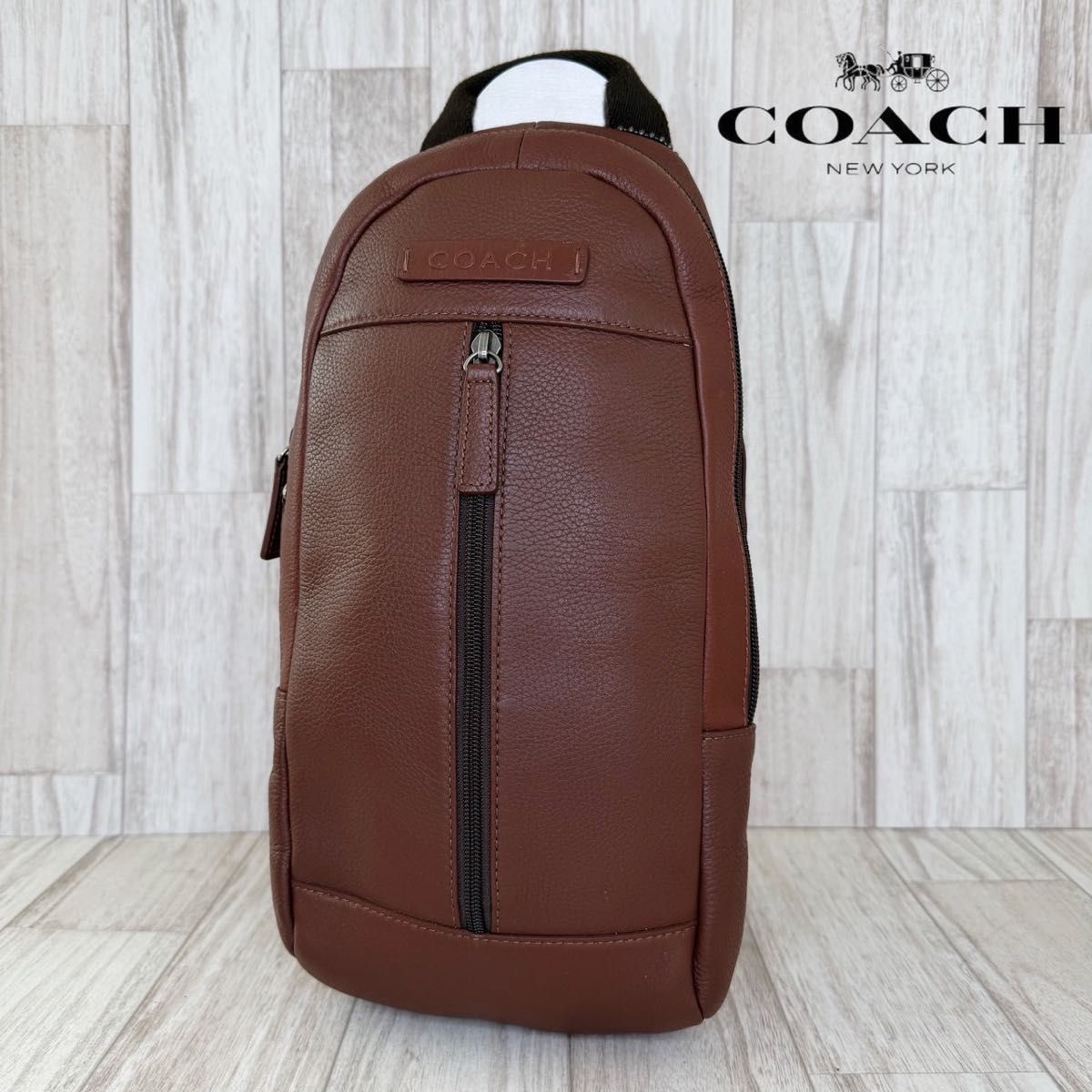 COACH 科技 皮革 身体包 45