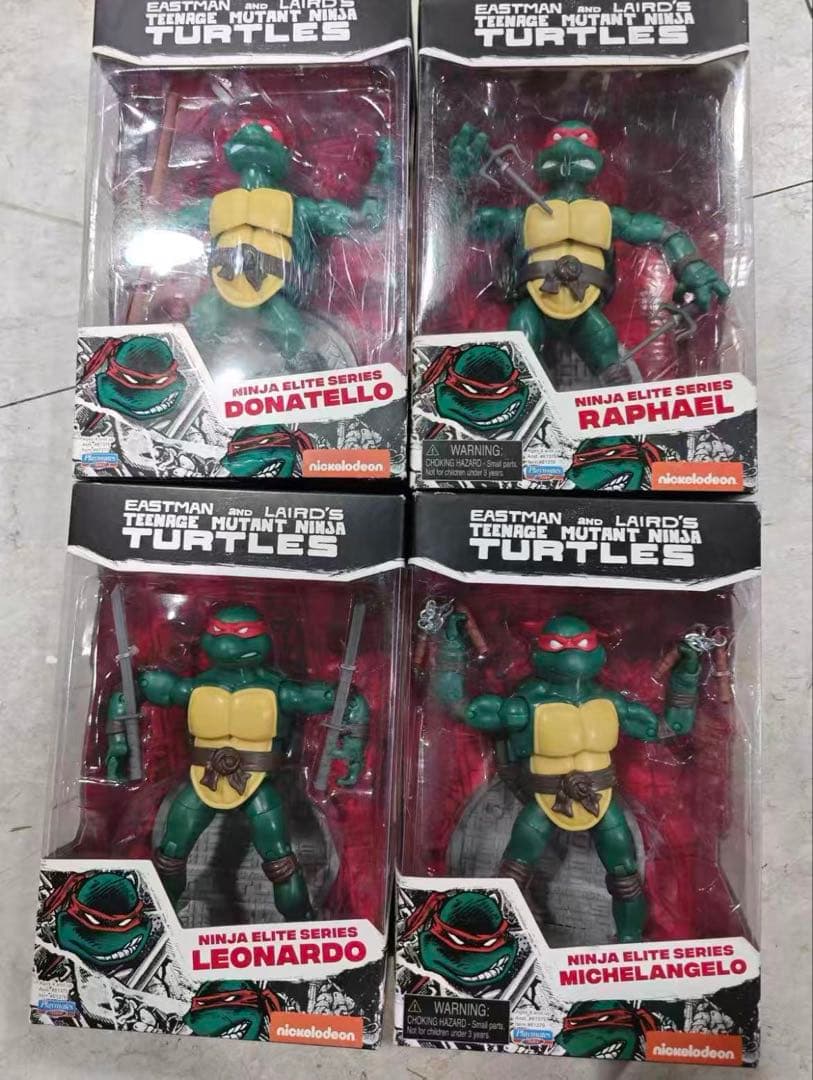 TMNT Playmates レオナルド ラファエロ ドナテロ ミケランジェロ