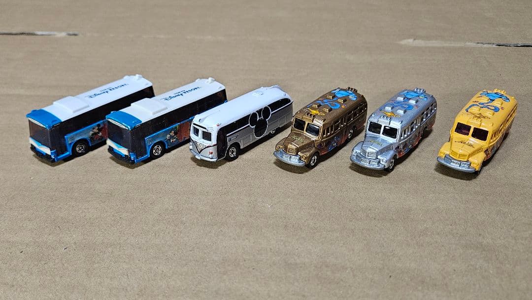 Tomica Disney Resort Bus Mini Car 6-Piece Set