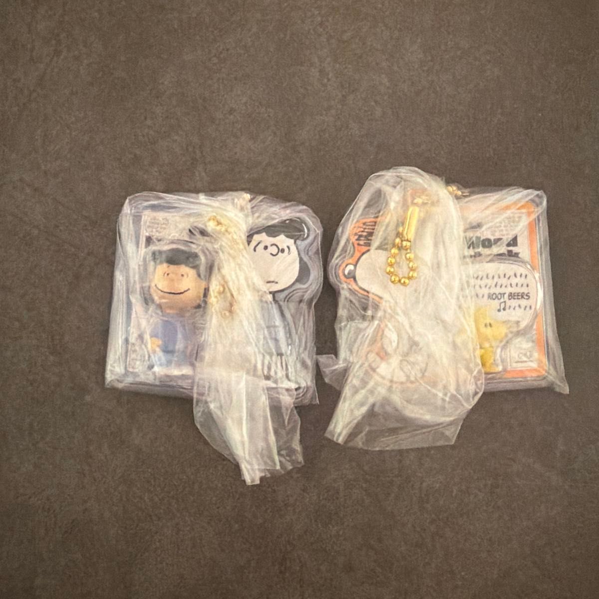 Snoopy Package Charm Figure 2-Pack Peanuts
