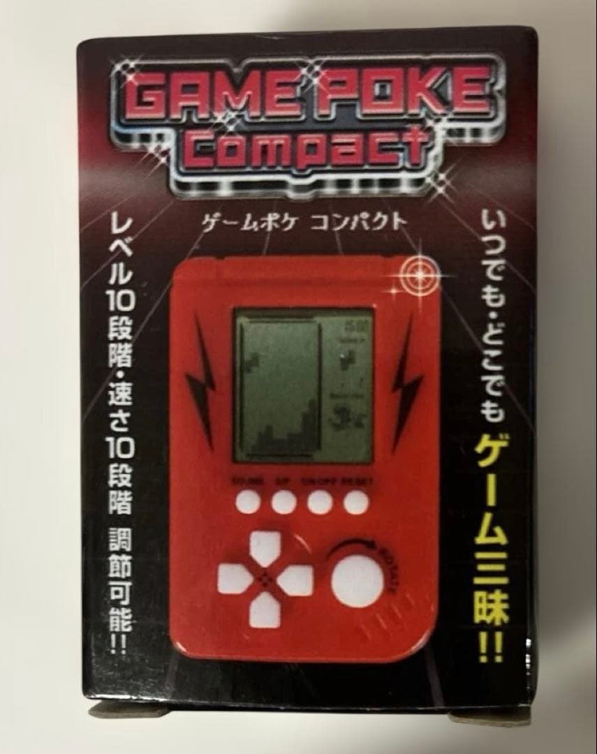 MINI GAMES 便携式游戏机 主机 红色 迷你 箱尺寸竖 5.8cm 横 4cm