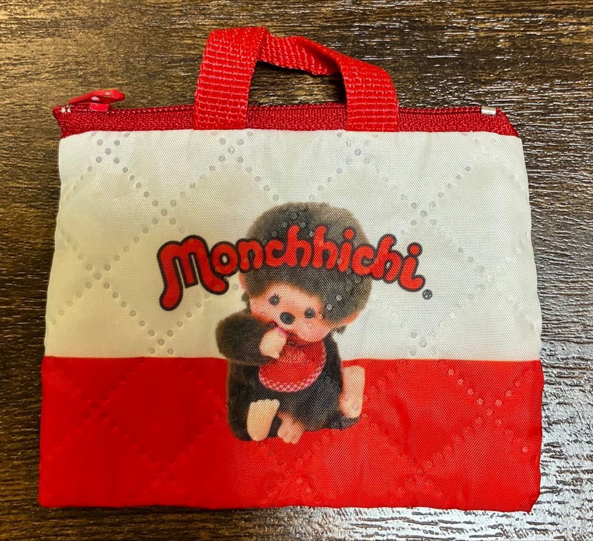 Monchhichi Pouch Quilted Red Mini Bag