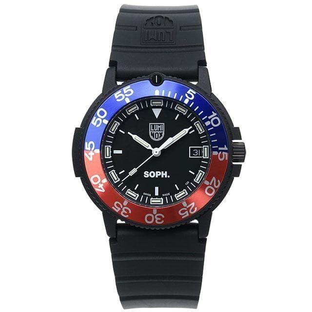 SOPHNET . Luminox 3001 SOPH . 黑色×红色