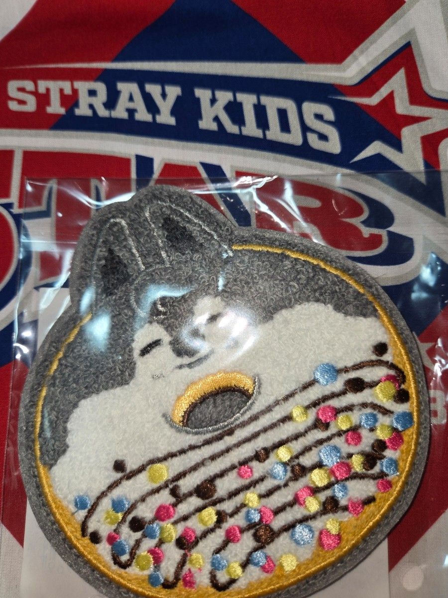 コースター バンチャン (Stray Kids) SKZOO サガラ刺繍コースター Wolf Chan