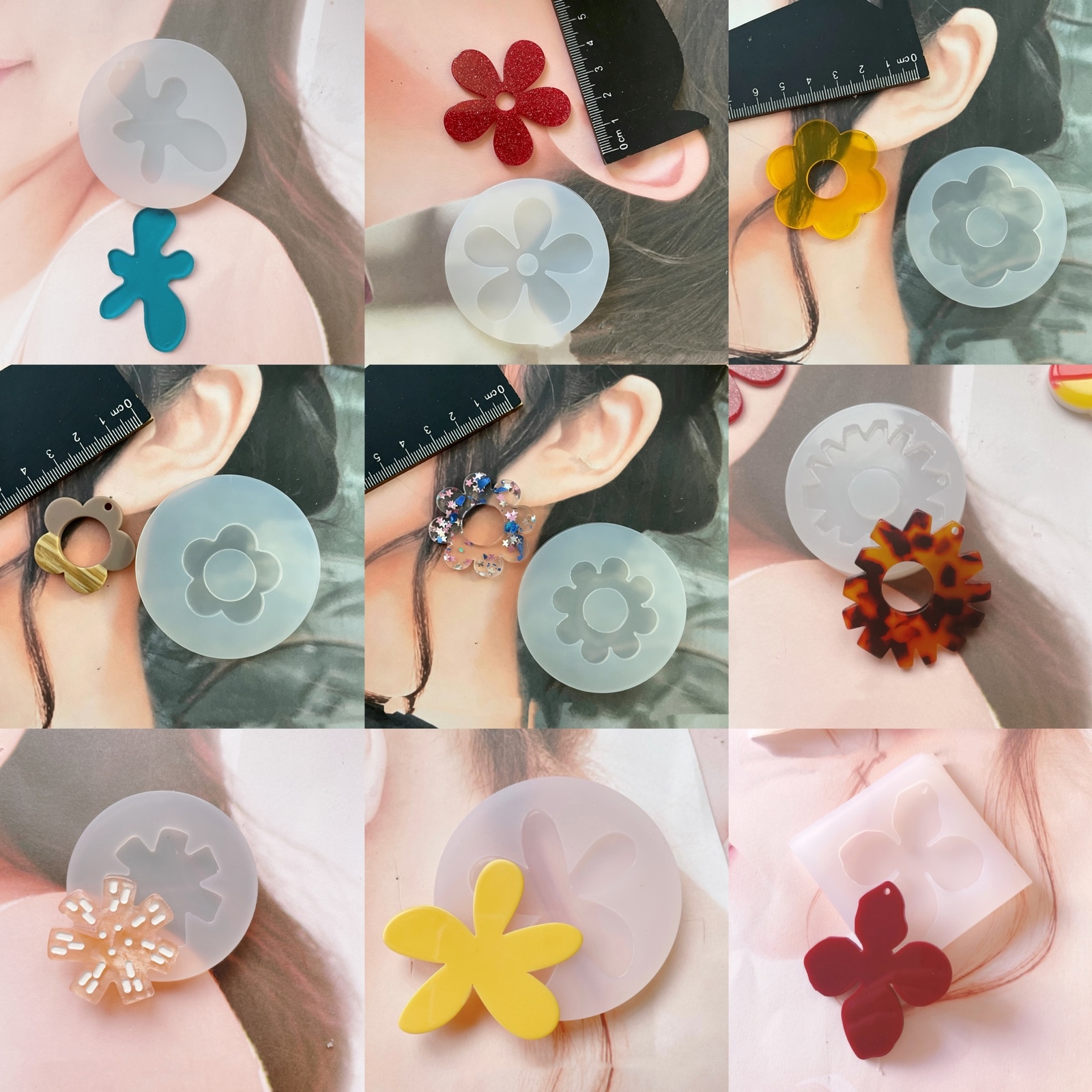 硅模具 #10016大花