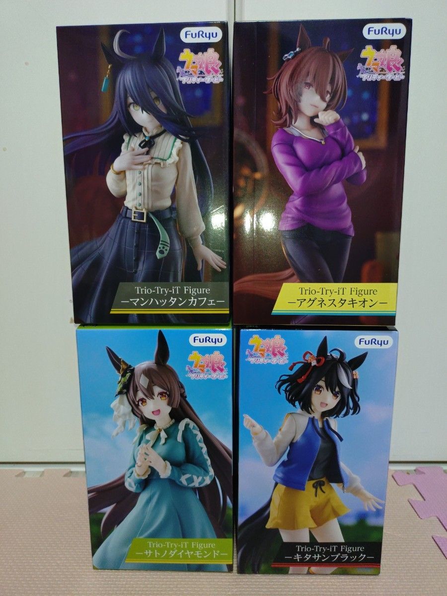 赛马娘 Trio-Try-iT 手办 曼城茶座 东海帝皇 里见光钻 北部玄驹