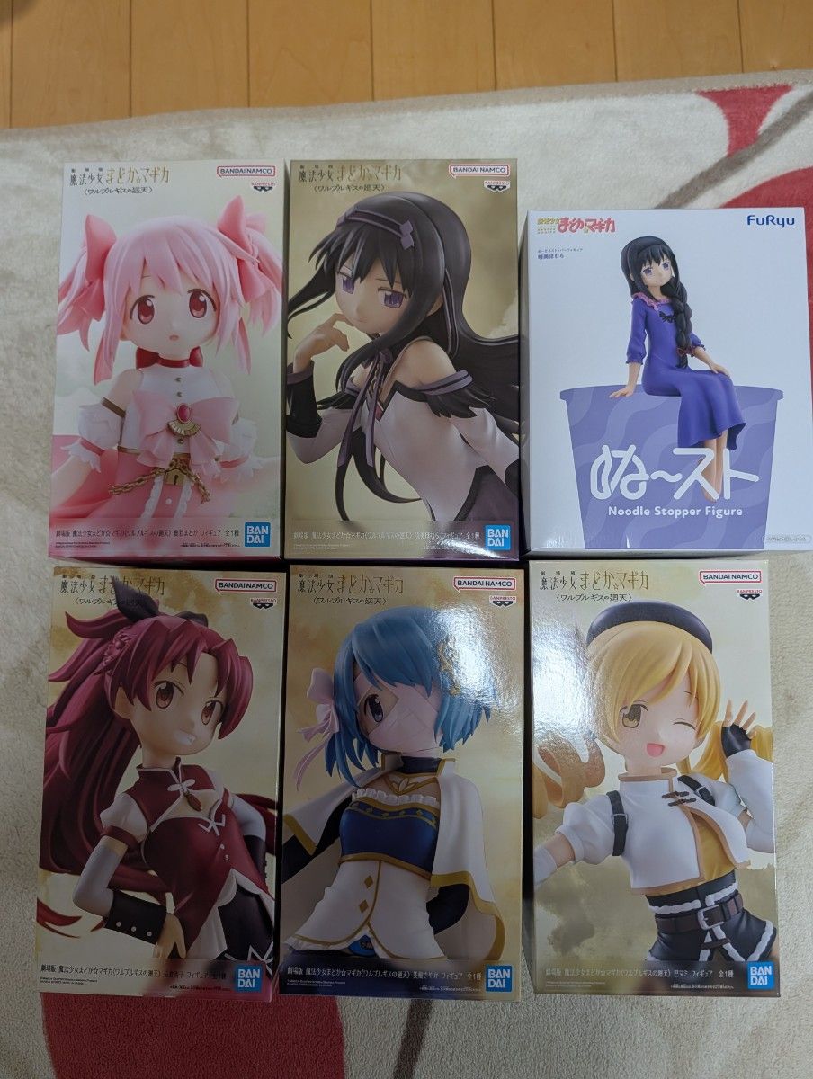 剧场版 魔法少女小圆 瓦尔普吉斯之回天 手办 5件套+努斯 焰
