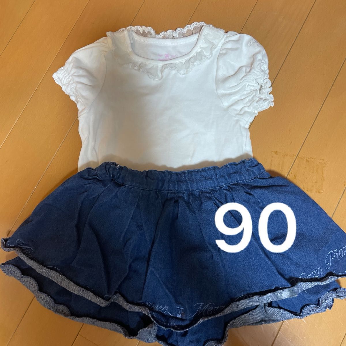美索钢琴短袖裙裤90厘米