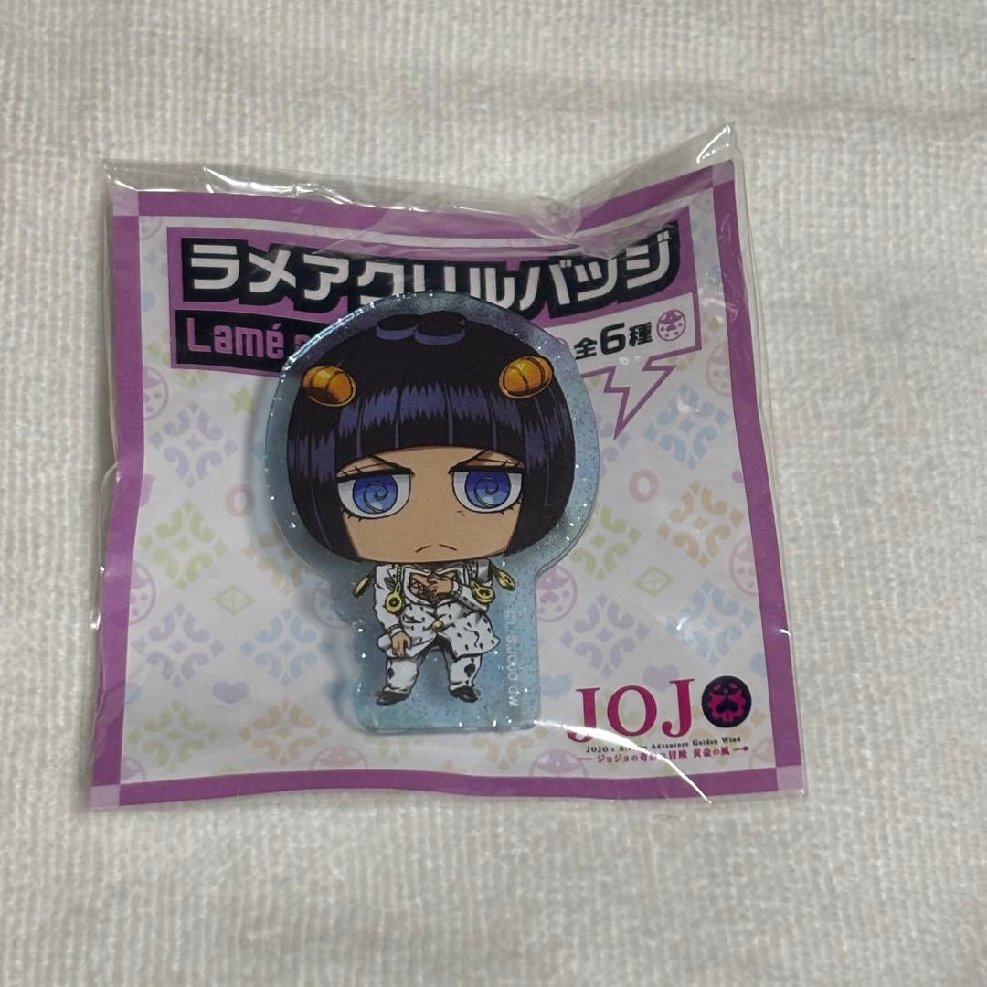 JoJo's Bizarre Adventure: Golden Wind Lamé Acrylic Badge Bruno Bucciarati