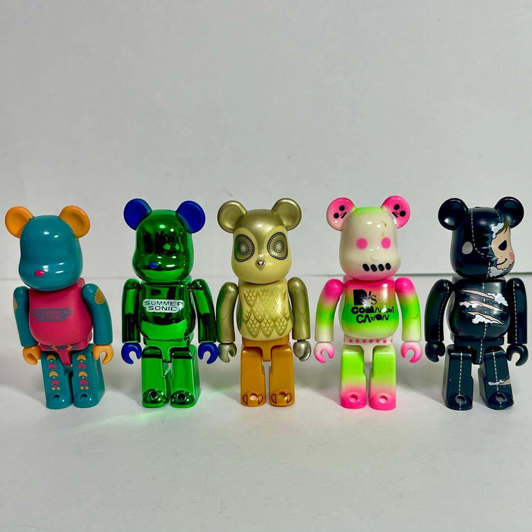 【超值优惠】BE@RBRICK 100% 熊仔 7cm 5只套装