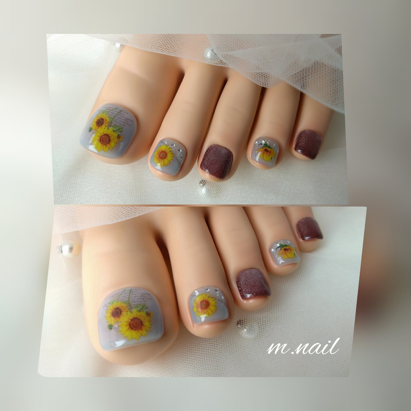 向日葵🌻/夏季/足部用/美甲贴片