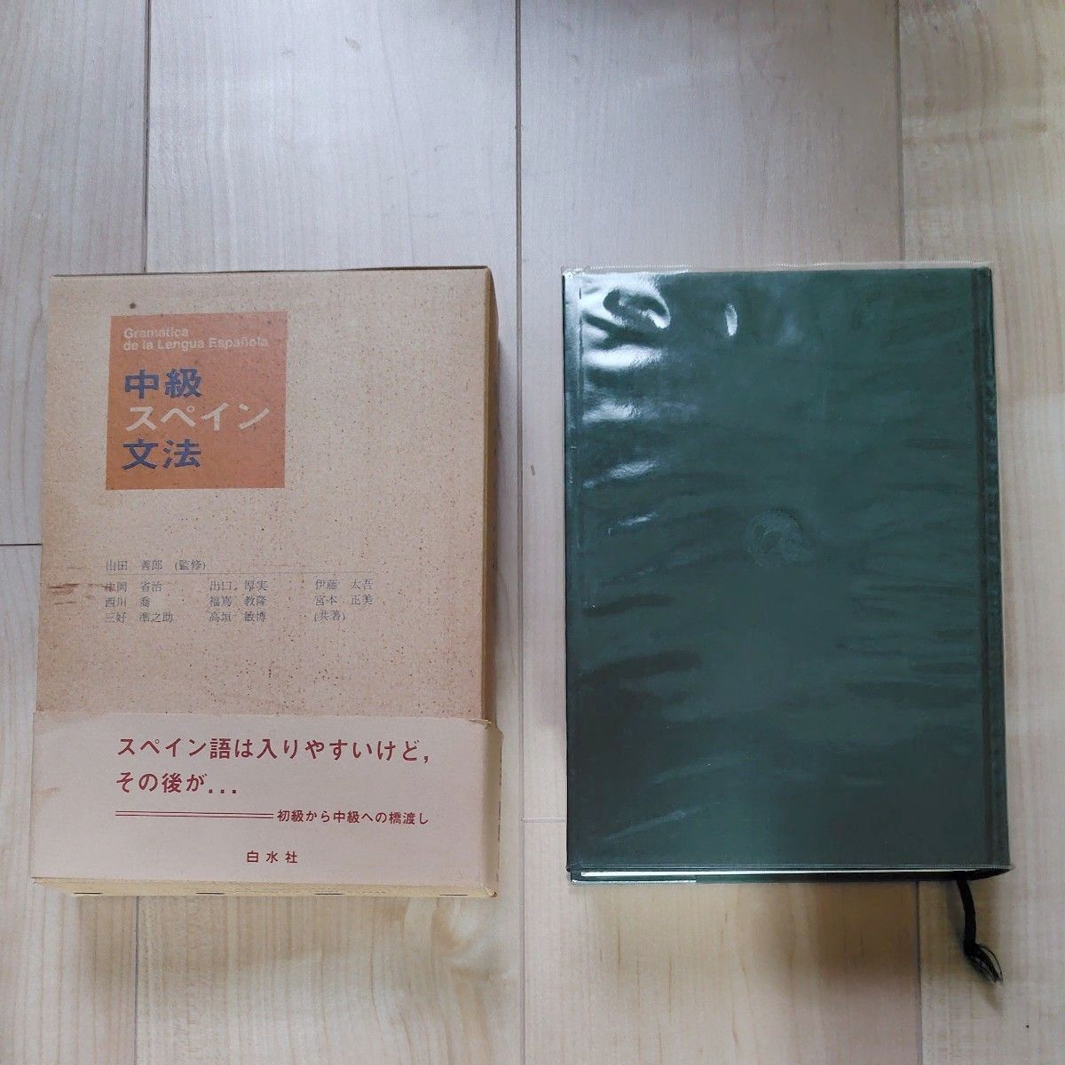 中級スペイン文法 白水社 山田善郎監修【函付き、ビニールカバー付き】