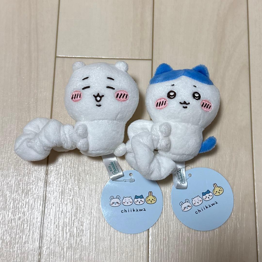 吉伊卡哇 八尾猫 毛绒发圈 2件套
