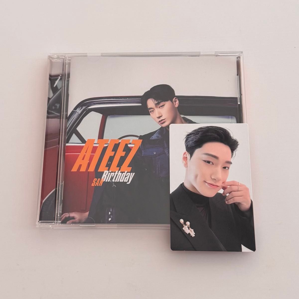 ATEEZ 生日成员独唱盘 CD 小卡 SAN 三