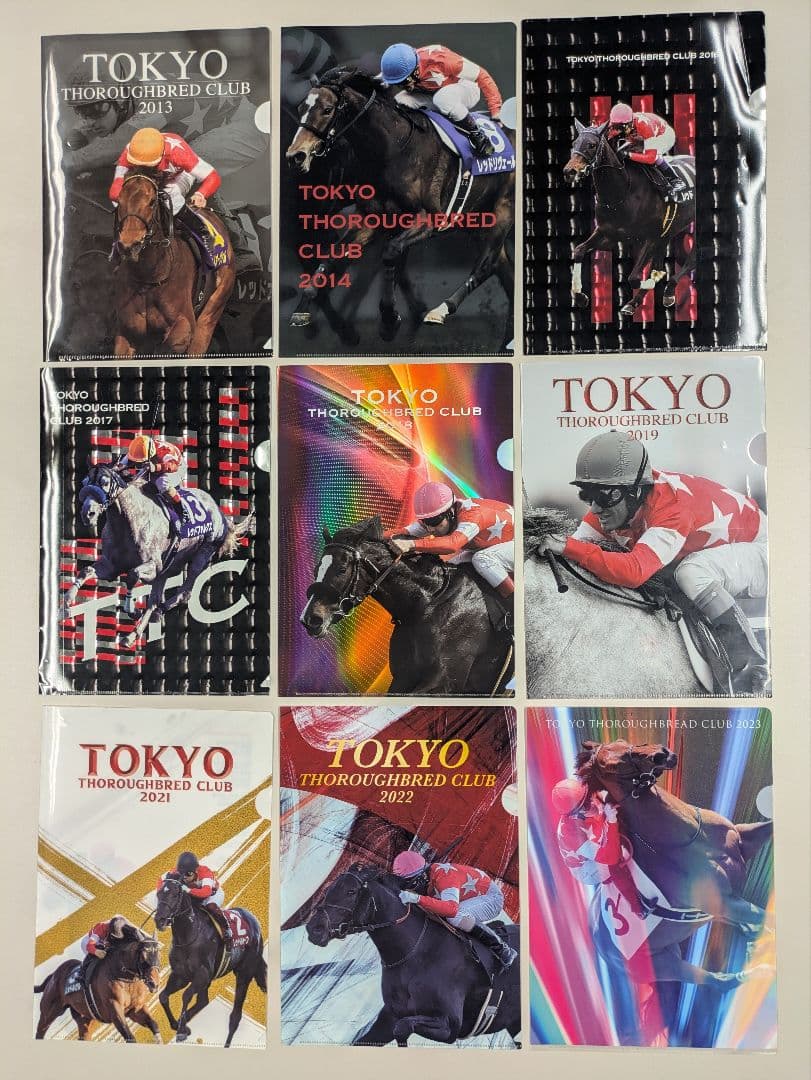 东京纯血马俱乐部 透明文件夹 9件套