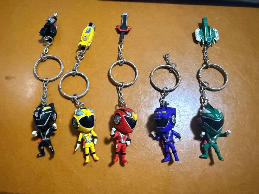 Engine Sentai Go-onger Mini Figure Keychain Set of 5