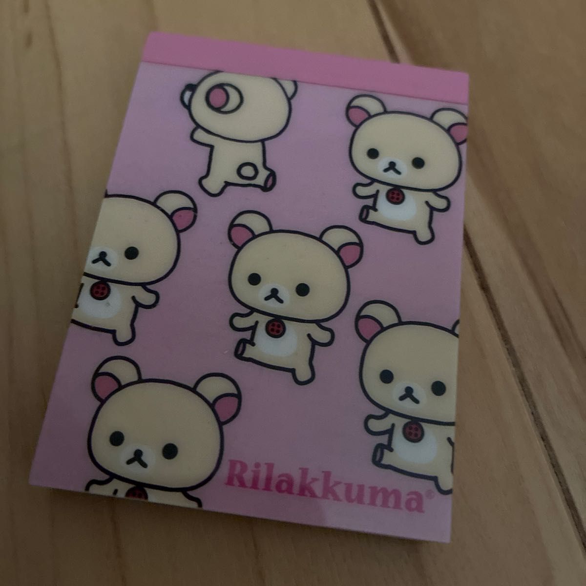轻松熊 小熊轻松熊 便签本 粉色