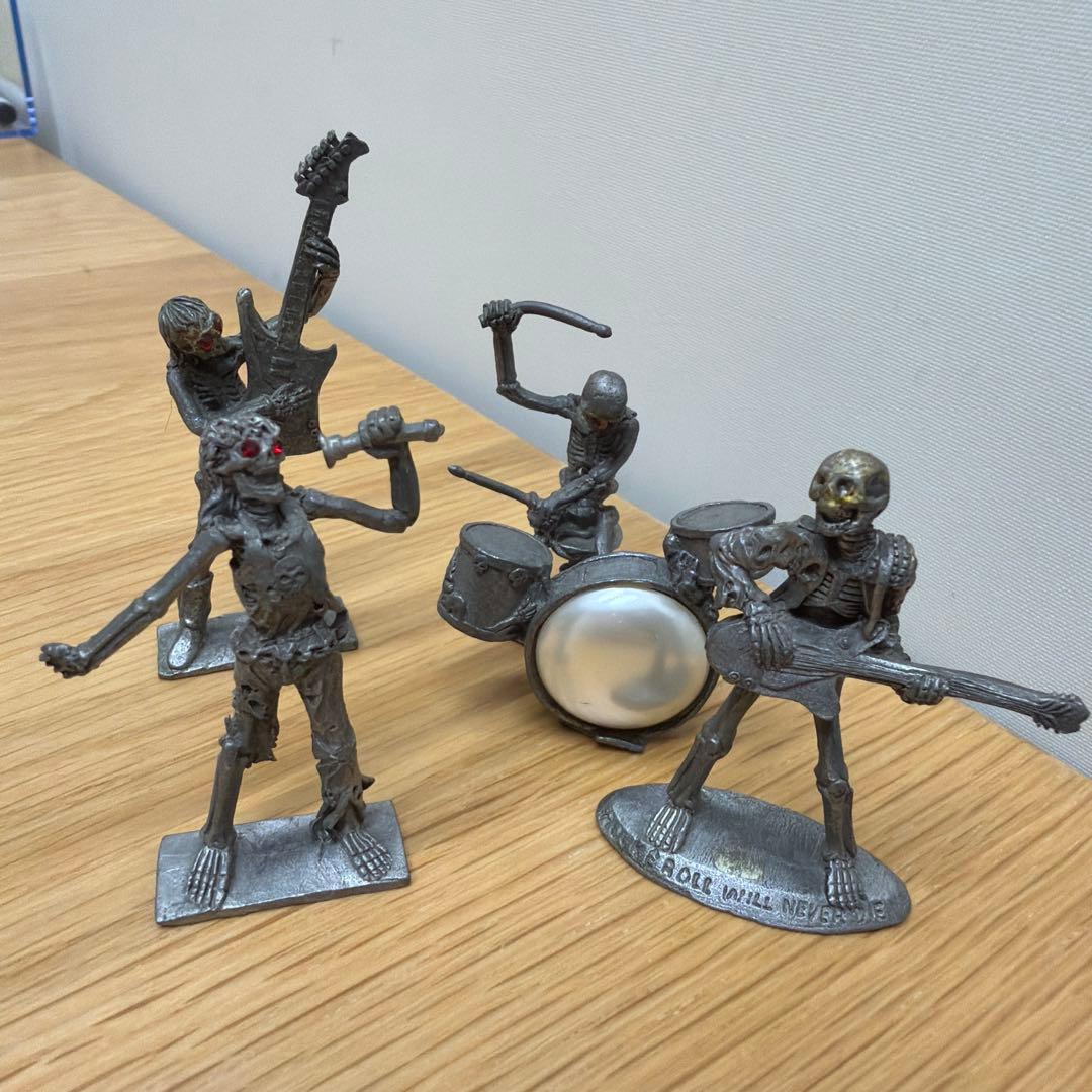 Skeleton Rock Band Miniature Figure
