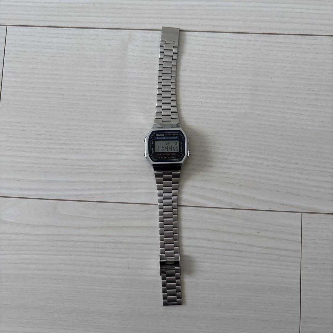 CASIO A168WA-1 Chipkaishi Cheap Casio