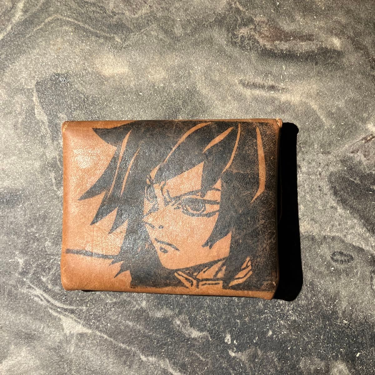 Demon Slayer Giyu Tomioka Leather-Style Card Case Pass Case Price Reduction Welcome