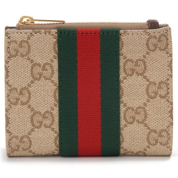 GUCCI双折钱包876045 FAF8R 8547 gg帆布钱包