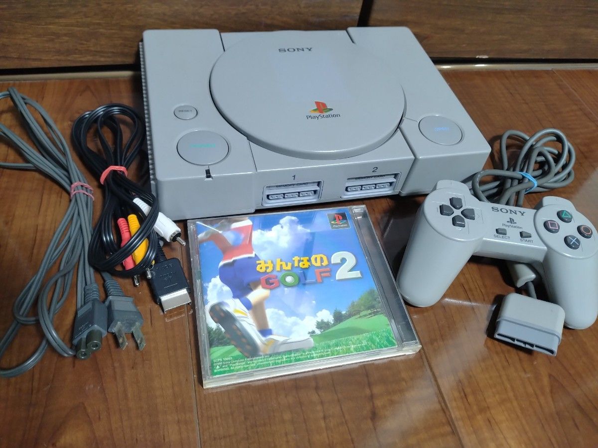 ★ PS1 原装正品 二手 附赠1款游戏软件 已确认运行正常 PlayStation 初代主机 1SCPH-7000 ★