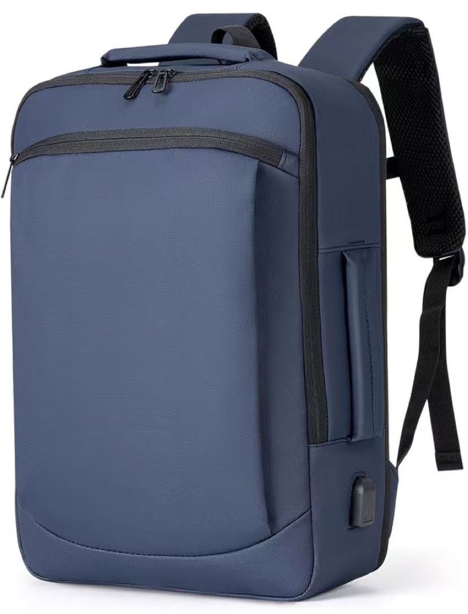Business Backpack for Men [New 2025 Release – Large Capacity with Expandable Design & Waterproof Feature] Lightweight, Fits 15.6-inch Laptop, USB Charging Port, Multi-Functional