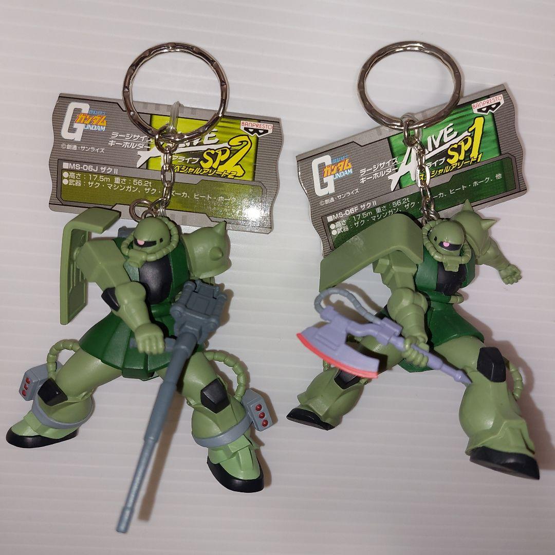 ☆ Gundam Large Size Key Holder (Special Assortment) 2 Zaku! Vintage